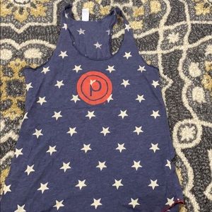 Pure Barre American Flag Tank
